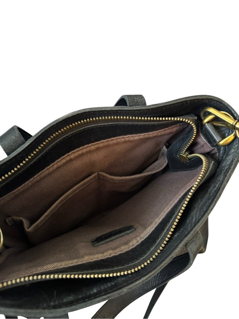 Madewell Black Leather Transport Crossbody Bag - Picture 4 of 8